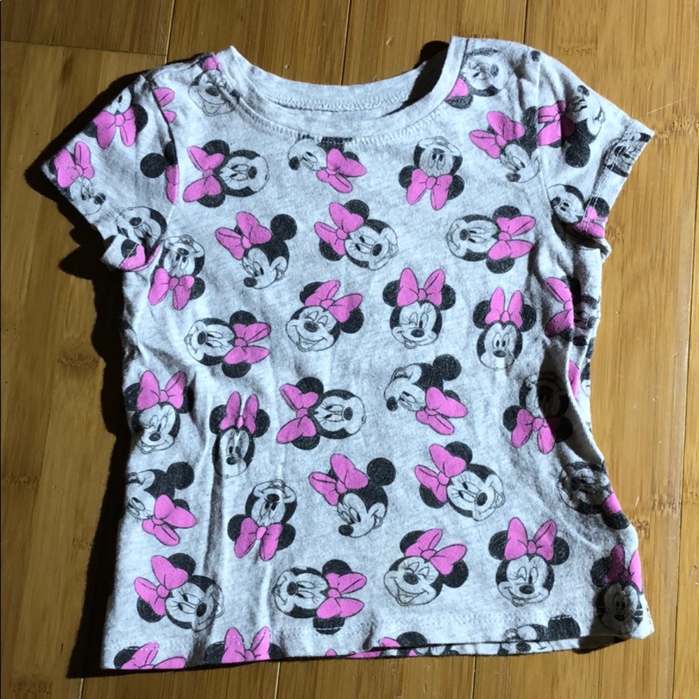 lot of 2 Old Navy crew neck T minnie yellow 12-18M - Picture 2 of 4